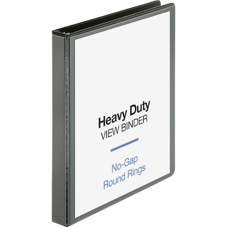 Business Source Heavy duty View Binder 1" Binder Capacity Letter 19600